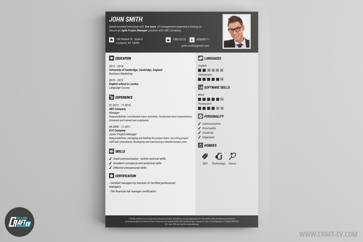 Great design resume