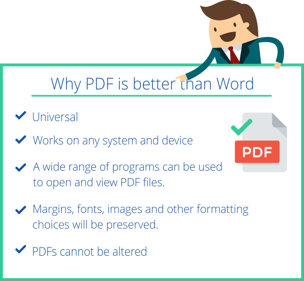resume pdf or word