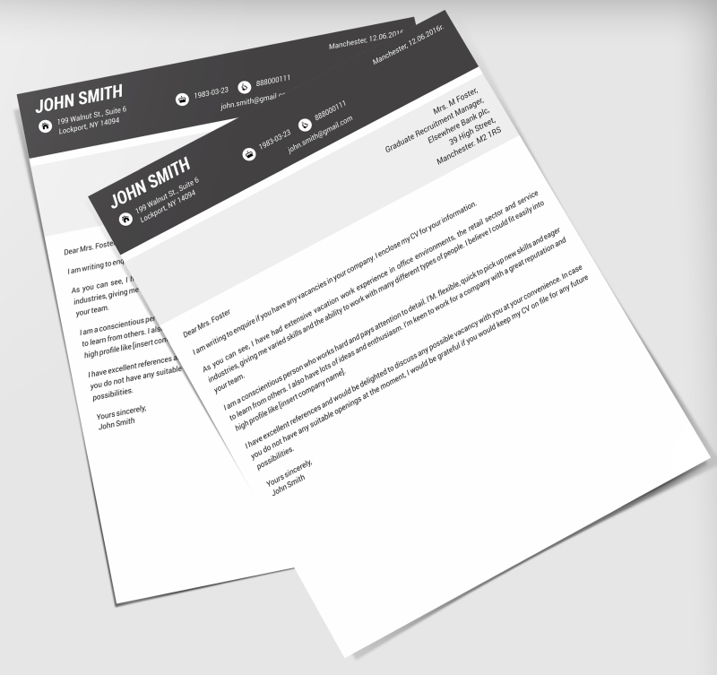 cover letter templates