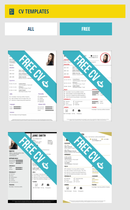 free resume templates