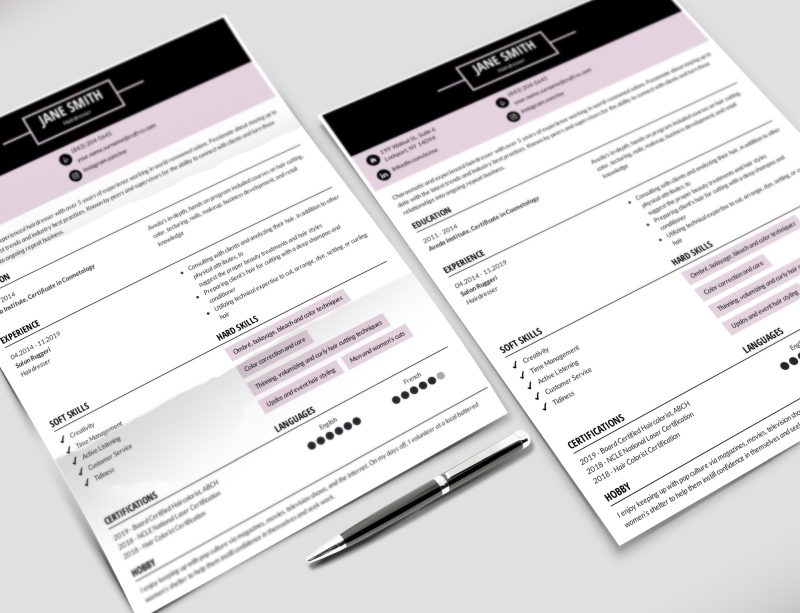 creative resume templates