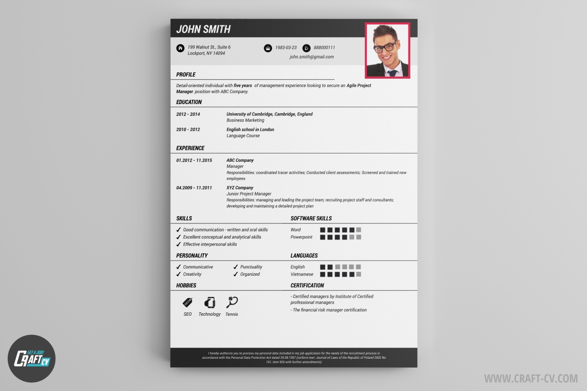 Cv Maker Professional Cv Examples Online Cv Builder Craftcv