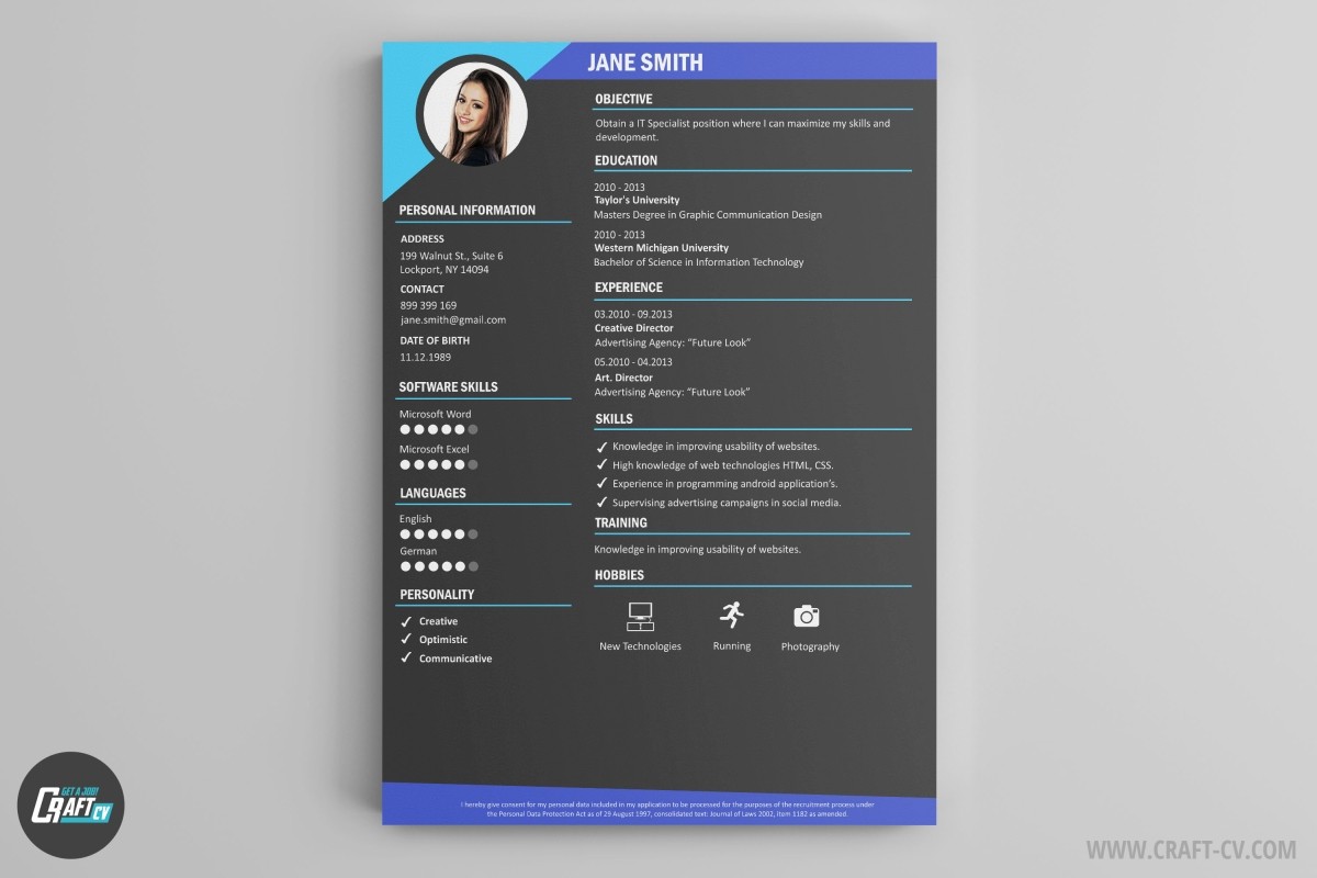 cv maker online free with photo