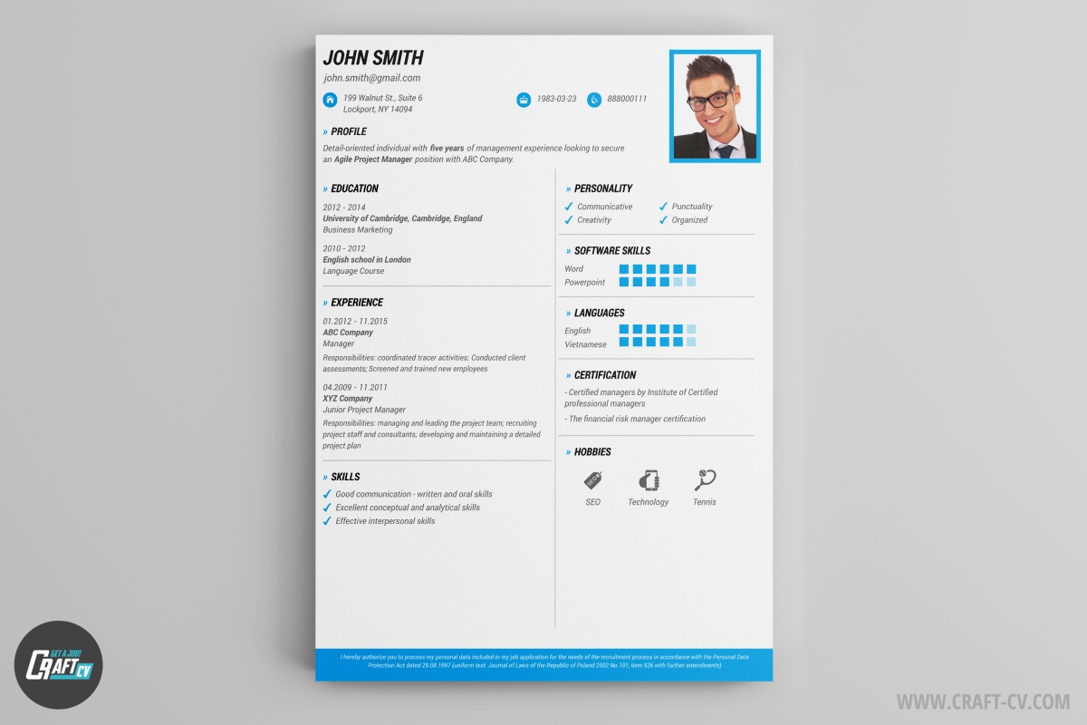 Cv Maker Professional Cv Examples Online Cv Builder Craftcv