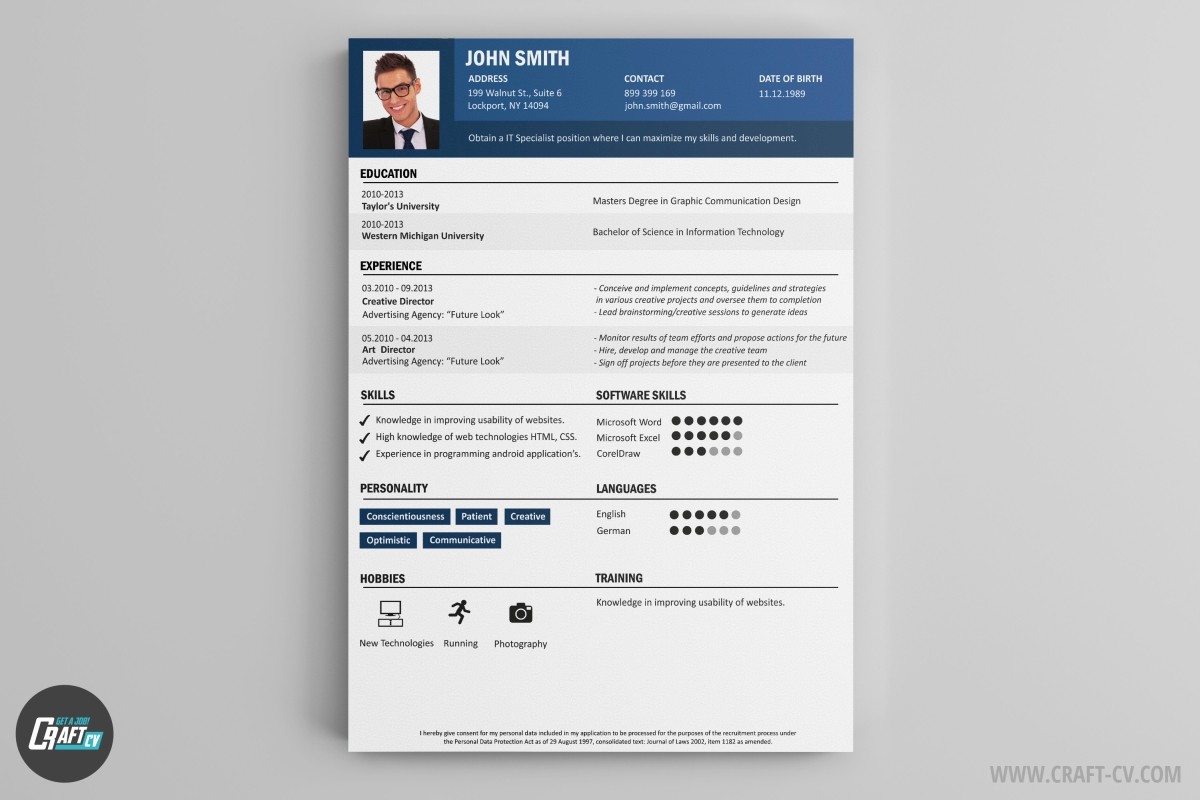 modelos de curriculum vitae