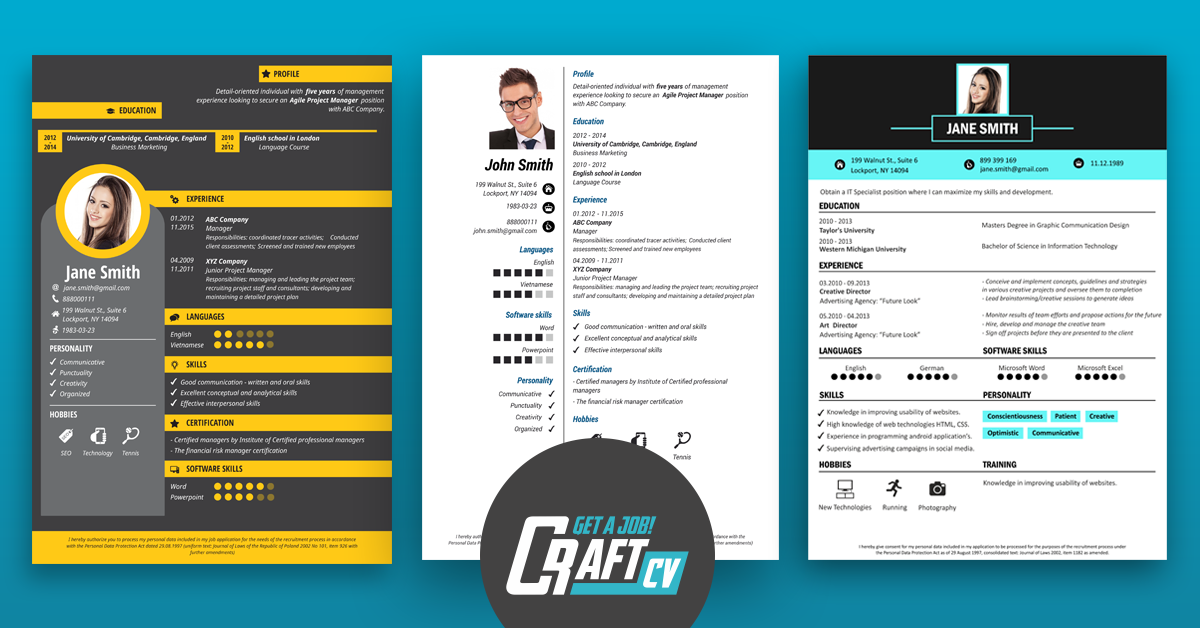 Cv Maker Professional Cv Examples Online Cv Builder Craftcv